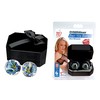 Вагинальные шарики Ben Wa balls Blue Blossom Cyber Glass™, 2,5см/2х20г