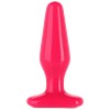 Анальная пробка Glo Thick but plug, розовая, 14,5х4,3см