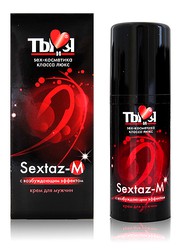Крем возбуждающий "Sextaz-m" для мужчин 20г, годен до 09.23г