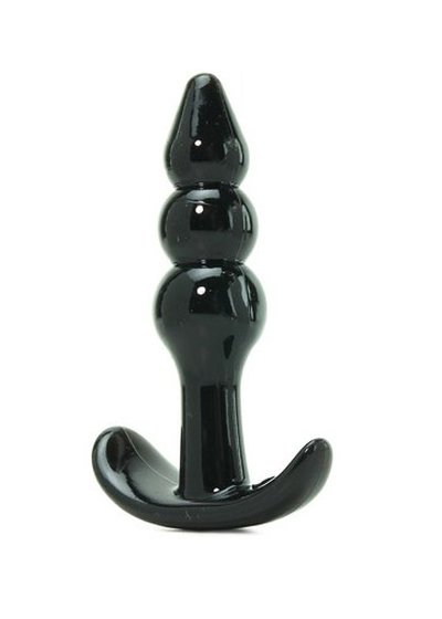 Рельефная анальная пробка для ношения Jelly Rancher Ripple T-plug, 10,5х2,7см