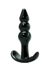 Рельефная анальная пробка для ношения Jelly Rancher Ripple T-plug, 10,5х2,7см