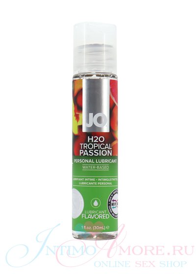 Съедобный лубрикант JO® H₂O Tropical Passion (тропический), 30мл