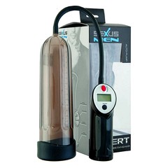 Автоматическая вакуумная помпа Sexus Men Expert с манометром, 21,5х6,3см