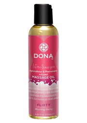 Массажное масло Dona Jo "Нежная ягода" с афродизиаками и феромонами, 125мл