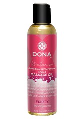 Массажное масло Dona JO Нежная ягода афродизиак-феромон, 125мл