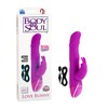 Вибратор с подзарядкой Body & Soul™ Rechargeable Love Bunny™, 3 мотора 7 режимов,силикон, 19,5х3,2см
