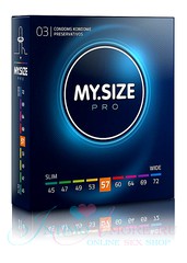 Презервативы MySize PRO идеальный размер, в смазке 178х57, 1уп/3шт