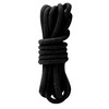 Мягкая черная веревка для связывания Bondage Rope, 3м