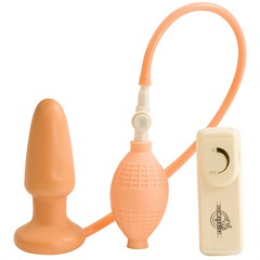 Расширяющаяся анальная пробочка Expando butt plug с вибро, 11х3,5см