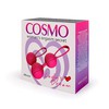 Набор вагинальных шариков Cosmo Lady's dream 2+1 розовый силикон, 77/37г, 3,4см