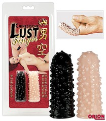 Стимулирующие насадки на пальцы Chinesische Lust Finger, для клитора, 7,5см