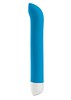 Мощный G-вибратор Joupie, голубой силикон, 18,3х2,8см