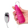 Набор Booty Call® vibro kit, пробка и цепочка с виброяйцом, розовый силикон, 13х2,5/14,7х2-3см