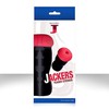 Мастурбатор Jackers Teaser Red двойной плотности, 17,5х7см