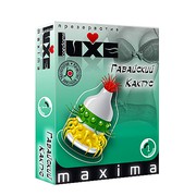 Презерватив Luxe Maxima Гавайский Кактус в смазке 180х52, 1шт, годен до 02.26
