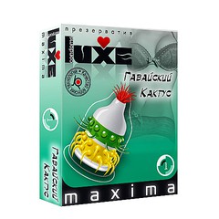 Презерватив Luxe Maxima Гавайский Кактус в смазке 180х52, 1шт