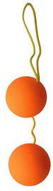 Классические шарики Balls для уменьшения влагалища, оранжевые, 3,3см/50г