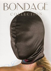 Черная маска на голову Bondage Collections, полностью закрытая