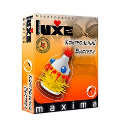 Презерватив Luxe Maxima Контрольный Выстрел в смазке 180х52, 1шт, годен до 09.24г