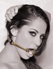 Кляп-кольцо Fetish Fantasy Gold® Open Mouth Gag™, золотистый, d3,8см