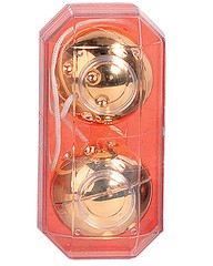 Вагинальные шарики золотистые, D 3,2см