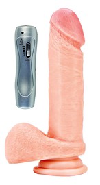Вибратор RealStick #102 телесный 7 режимов 17,5х4,3см
