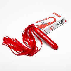 Плеть "Ракета" мини Sitabella® BDSM, красная, 15х3/53см