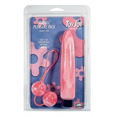 Набор Marble Pleasure Pack Pink (вибратор и шарики)