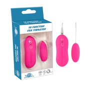 Компактное розовое вибро-яичко Egg Vibrator, 10 режимов, 6х2,5см.