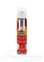 Съедобный лубрикант JO® H₂O Peachy Lips (персик), 30мл