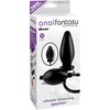 Расширяющаяся анальная пробка Anal Fantasy Collection®, черный силикон, 11х4,4см