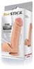 Фаллоимитатор RealStick на присоске, телесный, 22,2х5,5см