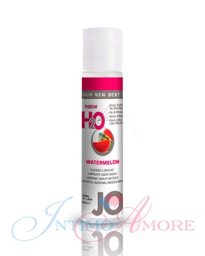 Съедобный лубрикант JO H₂O Watermelon (Арбуз), 30мл