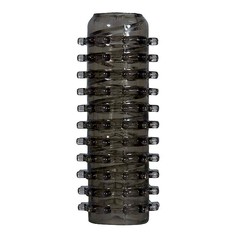 Двусторонний черный мастурбатор PowerStroker smoke, 12,7х3,6см