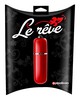 Тихая вибропуля Le Reve® 3 реж, глянцевая красная, 6,2х1,7см