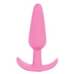Анальная пробка для ношения Mood naughty, средняя, розовый силикон, 9,8х2,5см