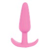 Анальная пробка для ношения Mood naughty, средняя, розовый силикон, 9,8х2,5см