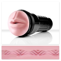 Ротик-мастурбаторFleshlight Pink Mouth Vortex с волнообразным каналом