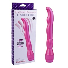 Мультискоростной G-вибратор Endless Pleasure, розовый, 19х3см