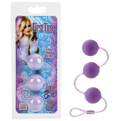 Три шарика First Time™ Love Balls Triple Lovers фиолетовые