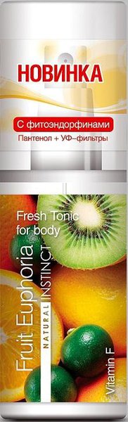 Тоник для тела Natural Instinct с ароматом Фруктовая Эйфория, 95мл