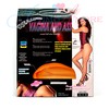 Большой вибромастурбтор Realistic vagina&ass, подогрев, 22,7х25,6х8,5см
