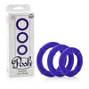 Набор Posh® Silicone Love Rings из трех эрекционных колец, фиолетовый, 3,2/3,6/4,1см