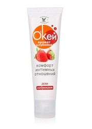 Любрикант "О`Кей аромат клубничка" 50г