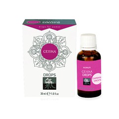 Женский возбудитель Shiatsu Geisha drops (L-аргинин, гранат, дамиана), 30мл
