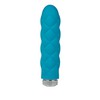 Мини-вибратор Key™ Charms Petite Massager Plush, 5 режимов, голубой силикон, 10,2х2,5см