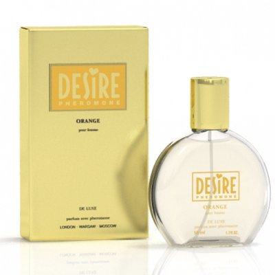 Женские духи с феромонами Desire Orange De Luxe, цветочно-пряный аромат, 50мл