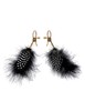 Золотистые зажимы для сосков Fetish Fantasy Gold® Deluxe Feather Clamps™