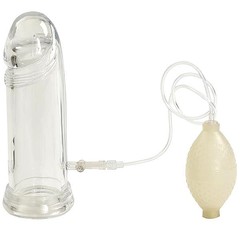 Вакуумная помпа P3 Pliable Penis Pump с клапаном на колбе, 17,5х5,1см
