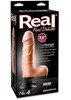 Вибратор Real® feel deluxe №4 (7,5' Fanta Flesh®) на присоске, телесный, 18,5х5см